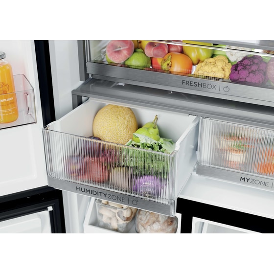 HAIER HCKR7819DWGB Total No Frost 459 Lt Μαύρο Ψυγείο Ντουλάπα image 13