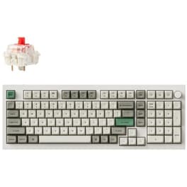 Keychron Q5M-P1 Gaming Ασύρματο Πληκτρολόγιο με Gateron Jupiter Red διακόπτες και RGB φωτισμό (US)