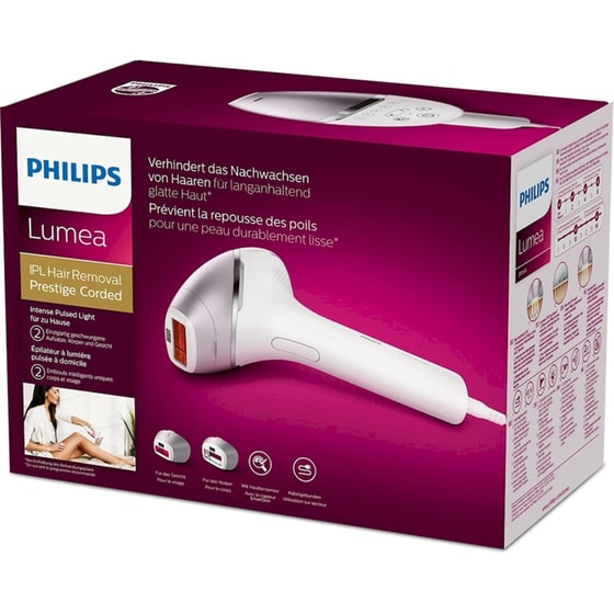 Αποτριχωτική Μηχανή PHILIPS Lumea Prestige BRI944/00 με Τεχνολογία IPL για Σώμα Λευκό/Μωβ image 5
