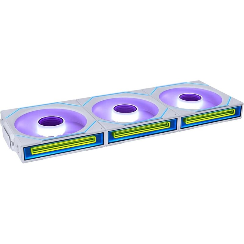 Case Fan Lian Li UNI SL-INF Wireless 120 με RGB Φωτισμό και Σύνδεση 4-Pin PWM 3τμχ - Λευκό