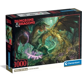 Παζλ Clementoni High Quality Collection Dungeons & Dragons - Compact Box (1000 Κομμάτια)