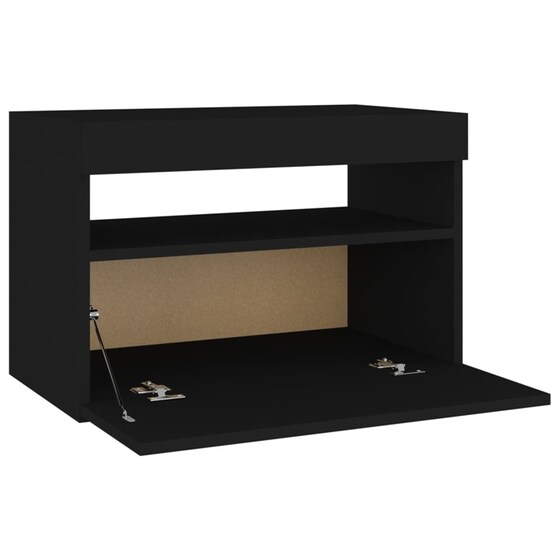Έπιπλο Τηλεόρασης VidaXL από Μοριοσανίδα 60x35x40cm - Μαύρο image 3
