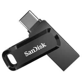 Sandisk Ultra Dual Drive Go 64GB USB 3.1 Stick με σύνδεση USB-A & USB-C Μαύρο