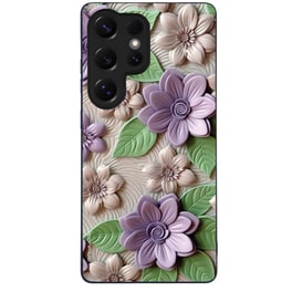 Θήκη Samsung Galaxy S25 Ultra - Sonique 3D Flower Series - Βιολετί