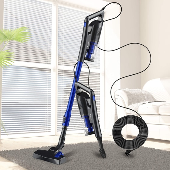 TURBOTRONIC TT-MF8 600 W 0.7 L Μπλε Σκούπα Stick image 5