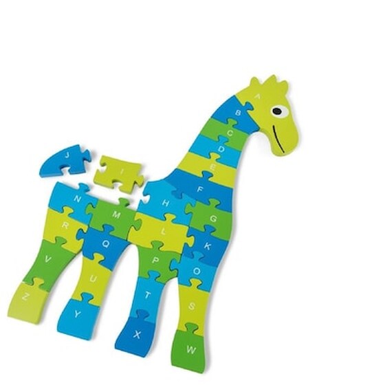 Παιδικό Παζλ Bs Toys Μεγάλο Ξύλινο Καμηλοπάρδαλη Ga235 (26 Κομμάτια) image 0