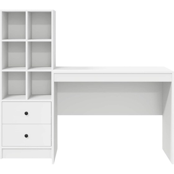 Γραφείο VidaXL 145,5x50x127 cm - Λευκό (2 τεμ.) image 6
