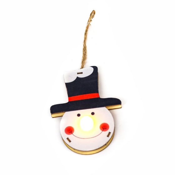 Χριστουγεννιάτικο Στολίδι 1 τμχ Aca Decor με LED Snowman image 0