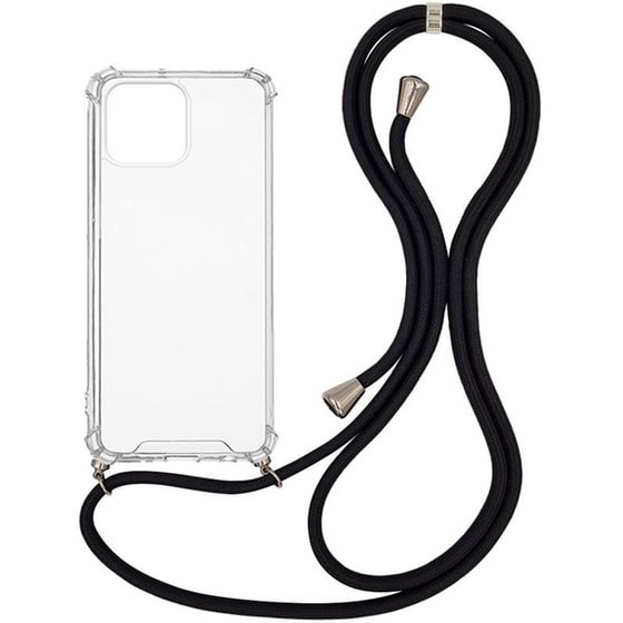 Θήκη Apple iPhone 13 Pro Max - Sonique με Κορδόνι Armor Clear - Μαύρο image 0