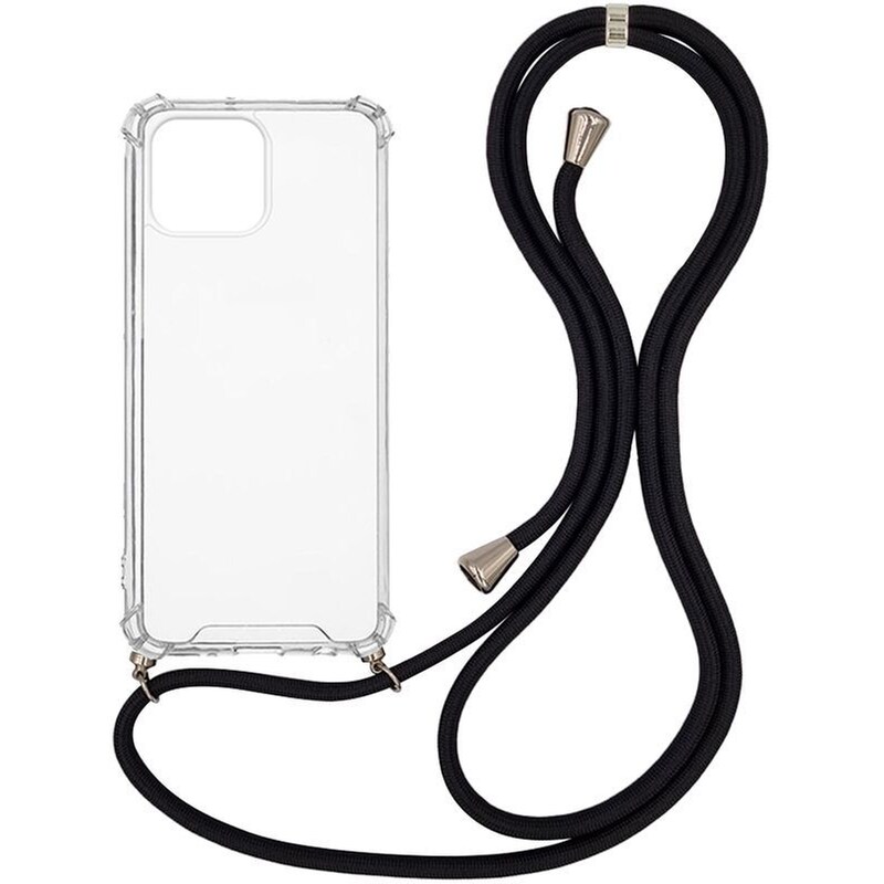 Θήκη Apple iPhone 13 Pro Max - Sonique με Κορδόνι Armor Clear - Μαύρο