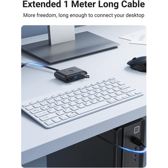 Ugreen 20290 USB Hub 4-Port USB 3.0 συμβατό με USB-A image 1