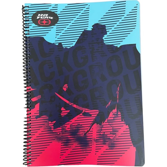 Τετράδιο Σπιράλ No Fear Α4 2 Θεμάτων Background Just Now (1 Τεμάχιο) image 0