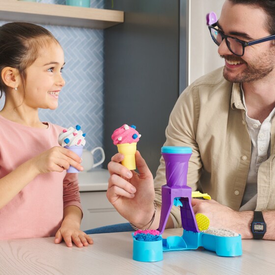 Kinetic Sand Παγωτατζίδικο Χρωματιστό image 6