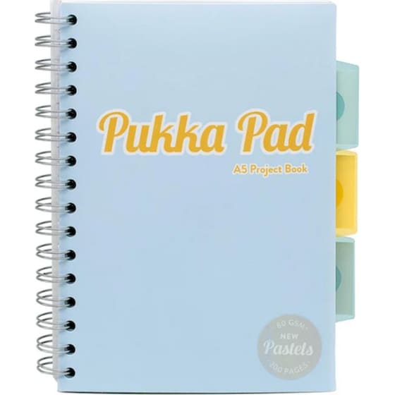 Τετράδιο Σπιράλ PUKKA A5 200 Φύλλων - Γαλάζιο (1 Τεμάχιο) image 0