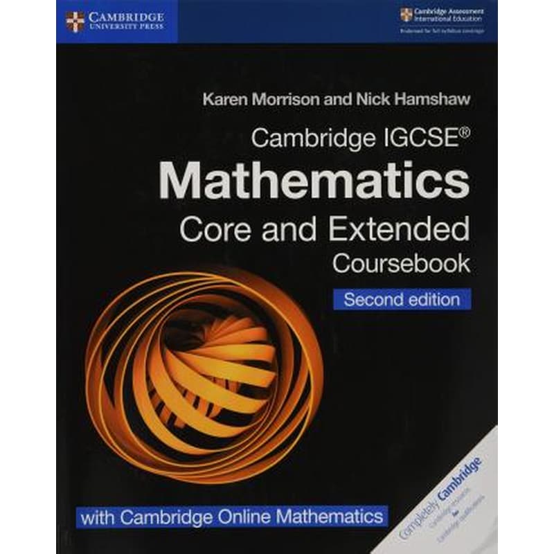 Cambridge IGCSE (R) Mathematics Coursebook Core and Extended Second Edition with Cambridge Online Mathematics (2 Years)