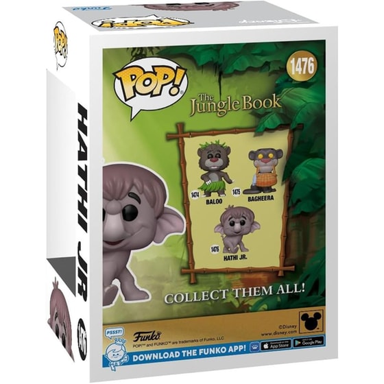 Funko Pop! Disney - The Jungle Book - Hathi Jr #1476 image 1