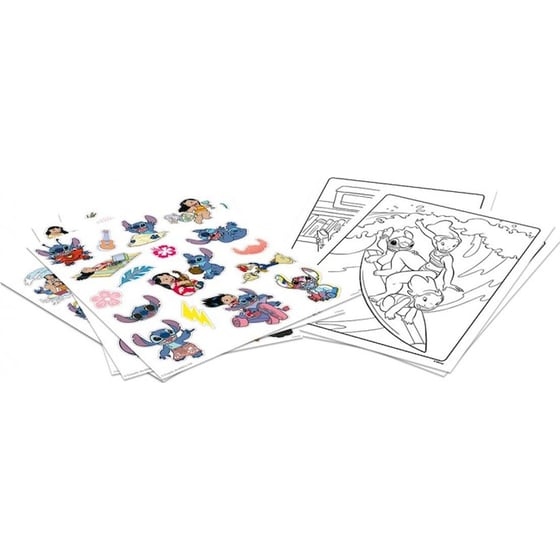 Βιβλίο Ζωγραφικής με Αυτοκόλλητα Crayola Lilo & Stitch (32 Σελίδες, 50+ Αυτοκόλλητα) image 1