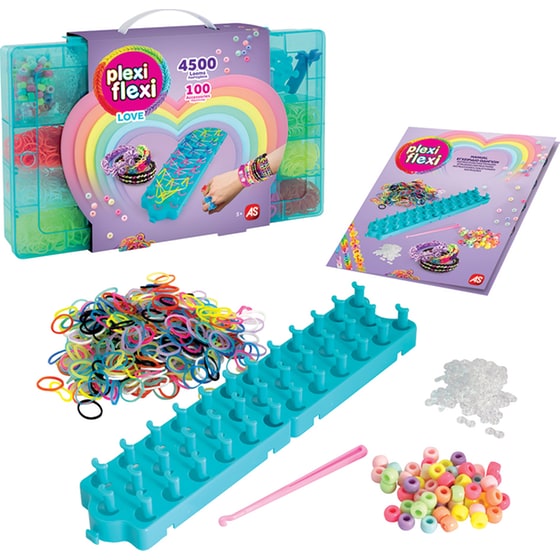 Plexi Flexi Love Μεγάλη Θήκη με 4500 Λαστιχάκια & 100 Αξεσουάρ image 0