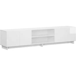 Βάση Τηλεόρασης VidaXL 179.5x34.5x40 cm - Γυαλιστερό Λευκό
