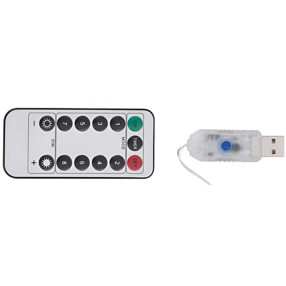 Χριστουγεννιάτικα Λαμπάκια Ψείρες VidaXL 400 Led - Λευκό Ψυχρό image 3
