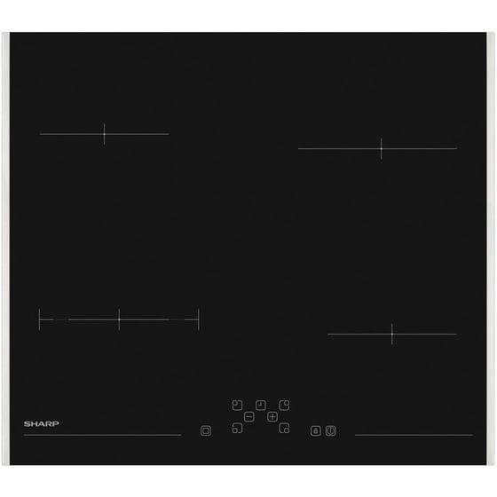 SHARP KH-6V08FT0K-EU 60 cm Μαύρο Κεραμική Εστία Αυτόνομη image 0