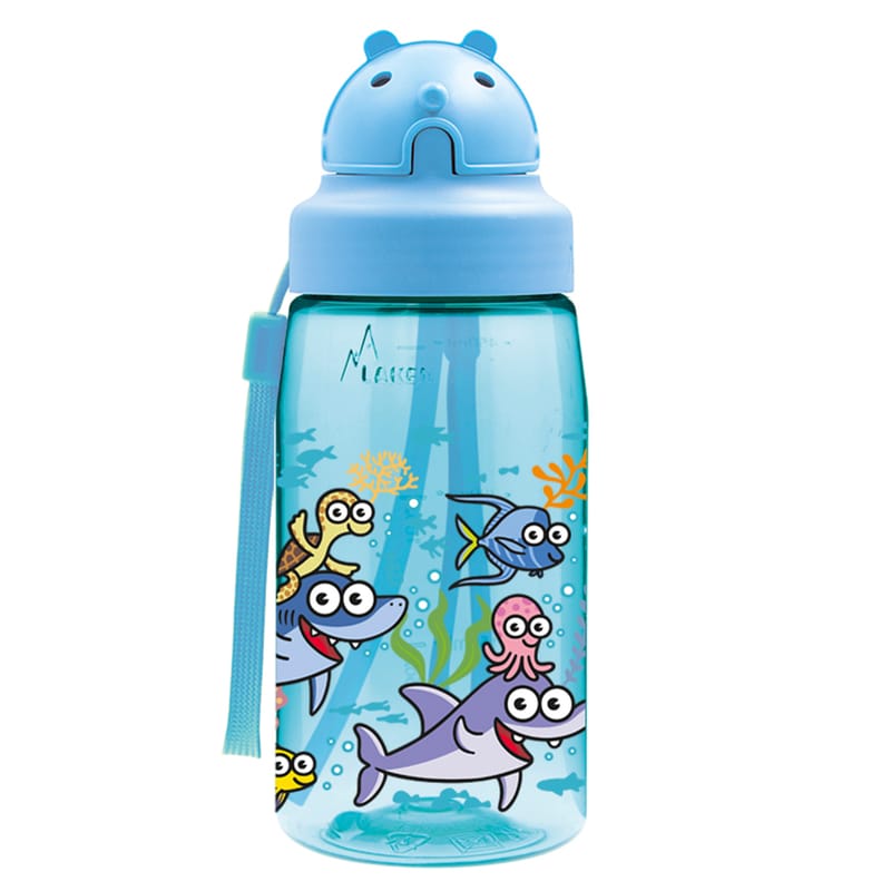 Παγούρι με Καλαμάκι Laken Oby Sea Friends 450ml