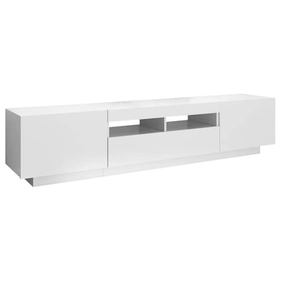 Έπιπλο Τηλεόρασης VidaXL από Μοριοσανίδα 180x35x40 cm  - Λευκό image 6