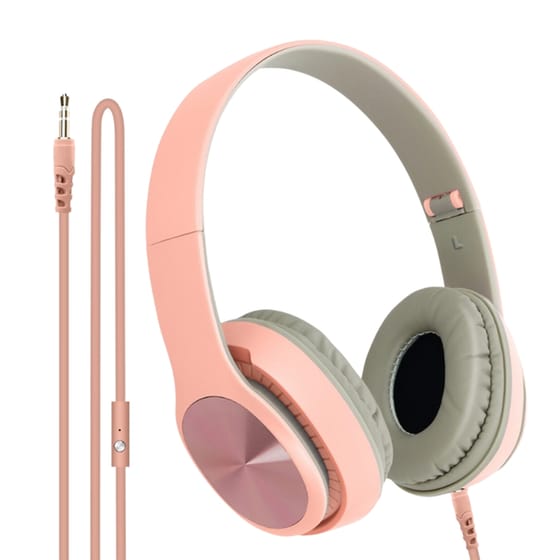 Gjby GJ-31 Ενσύρματα Ακουστικά Κεφαλής - Ροζ image 1