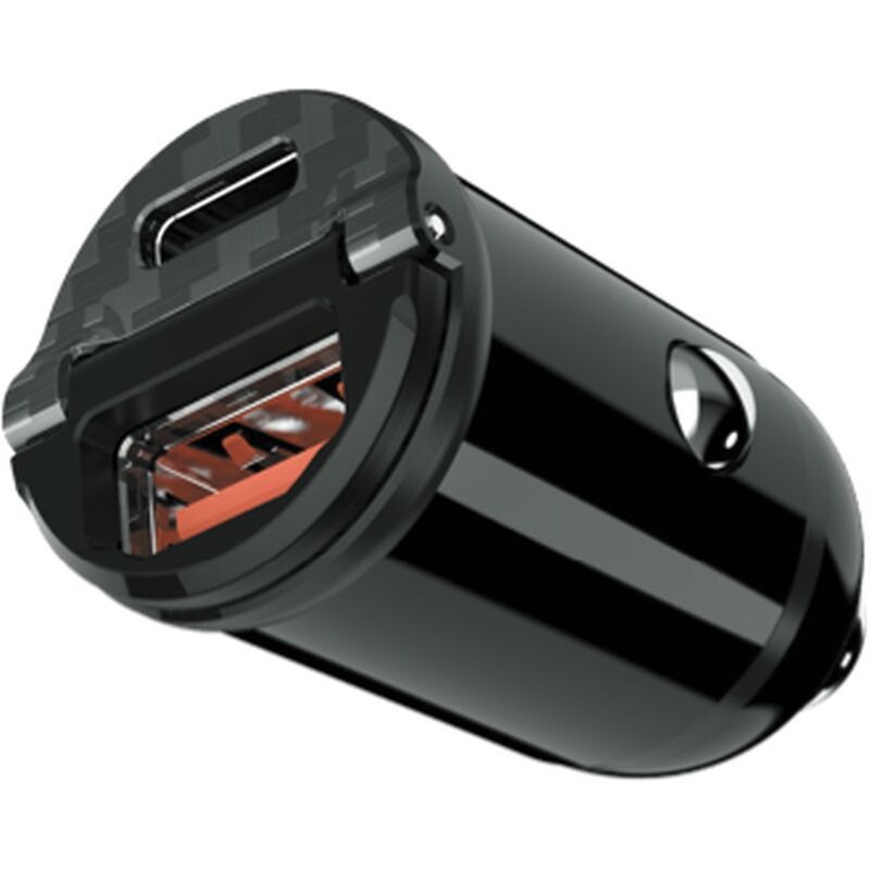 Φορτιστής Αυτοκινήτου Tune Turbo Dual Car Charger USB-C/USB-A 30W - Black