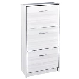 Παπουτσοθήκη Woodwell C56119 Από Μελαμίνη 53x24x113 cm - Λευκή