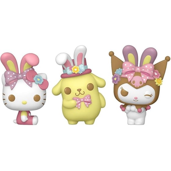 Funko Pocket Pop! - Hello Kitty and Friends - Hello Kitty.Korumi,Pompurin (3-pack) image 0