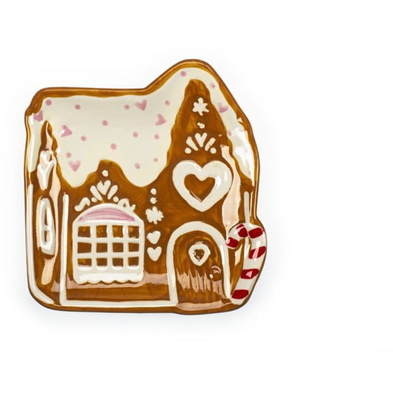 Δίσκος Κεραμικός Tri-Coastal Gingerbread House image 1