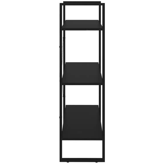 Βιβλιοθήκη VidaXL από Μέταλλο 80x30x105 cm - Μαύρο image 3
