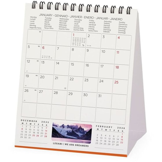 Ημερολόγιο Γραφείου Legami 2026 Sunsets image 1