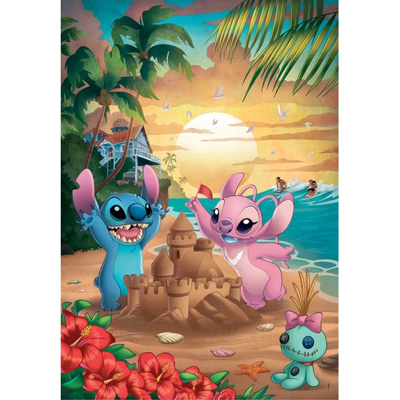 Παζλ Clementoni High Quality Collection Disney Stitch - Compact Box (500 Κομμάτια) image 1