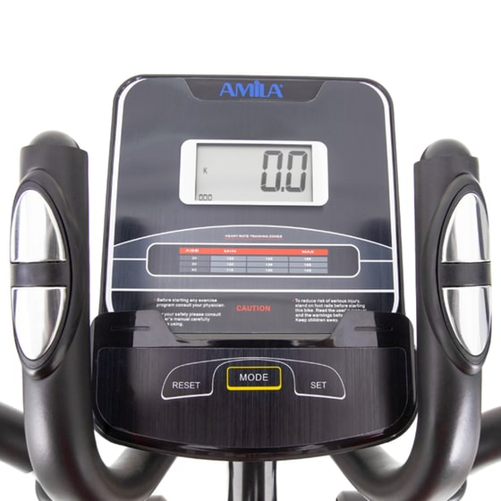 Ελλειπτικό Μηχάνημα Amila Cardio 5105e Μαγνητικό (Χειροκίνητο) - Μαύρο/Μπλε image 3