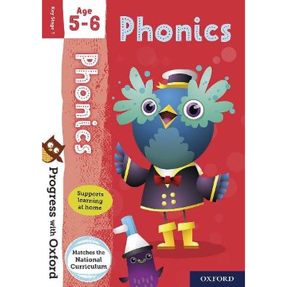 Progress with Oxford: Progress with Oxford: Phonics Age 5-6- Practise for School with Essential English Skills image 0