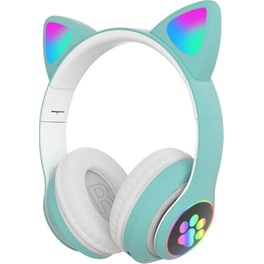 Led Bluetooth Ασύρματα On-ear Ακουστικά Αυτιά Γάτας Με Εναλλασσόμενο Φωτισμό – Wireless Cat Ear Head