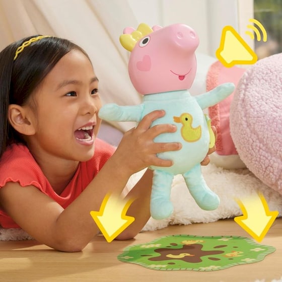 Hasbro Διαδραστική Κούκλα Μωρού Peppa Pig "Oinks & Snuggles" Evie (G1637) image 3