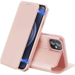 Θήκη Βιβλίο Leather Wallet Dux Ducis Flip Cover Ρόζ-χρυσή (samsung A41) + Δωρο Touchpen