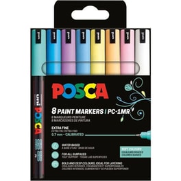 Μαρκαδόροι Ζωγραφικής Posca 1Mr Soft Colours 0.7 mm (8 Τεμάχια)