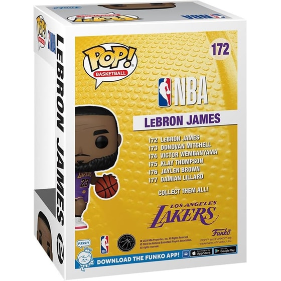 Funko Pop! Basketball - Nba Lakers - Lebron James #172 image 1