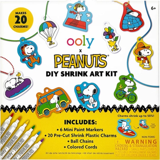 DIY Σετ Χειροτεχνίας Ooly x Peanuts με 6 Mini Μαρκαδόρους & Αξεσουάρ (34 Τεμάχια) image 0