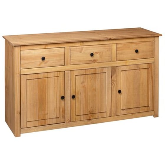 Vidaxl Μπουφές 135 X 40 X 80 Εκ. Από Μασίφ Ξύλο Πεύκου Σειρά Panama image 5