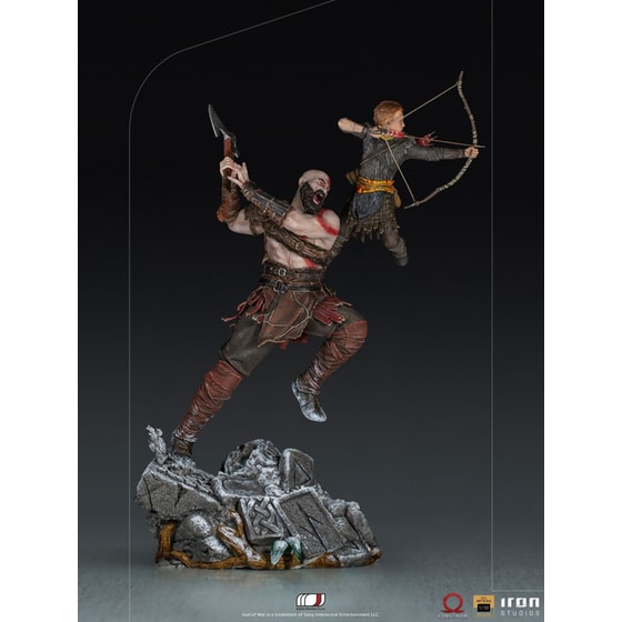 Συλλεκτική Φιγούρα Iron Studios BDS: God of War - Kratos and Atreus Art Scale Statue (1/10) (SOGAME49221-10) image 1