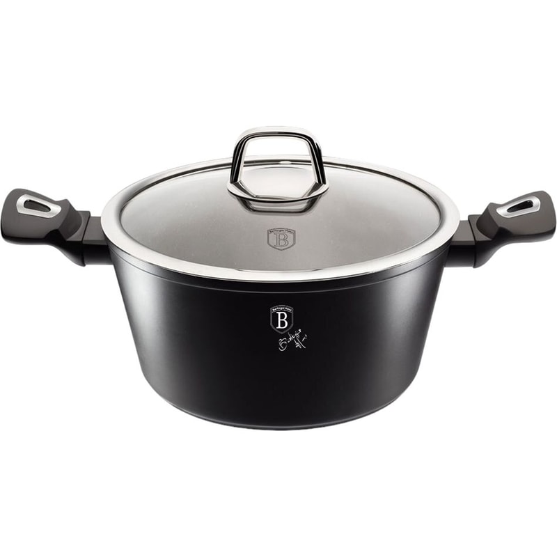 Κατσαρόλα BERLINGER HAUS BH1851 20 cm 2.5 L Μαύρο/Ασημί BERLINGER HAUS