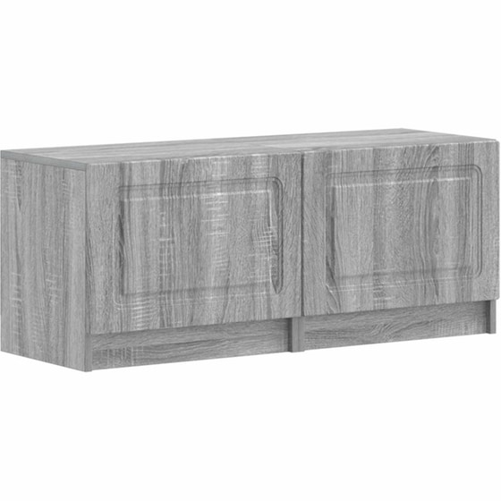 Έπιπλο Τηλεόρασης VidaXL UTRECHT με LED 3 τμχ 198 x 35 x 40 cm - Γκρι Sonoma image 2