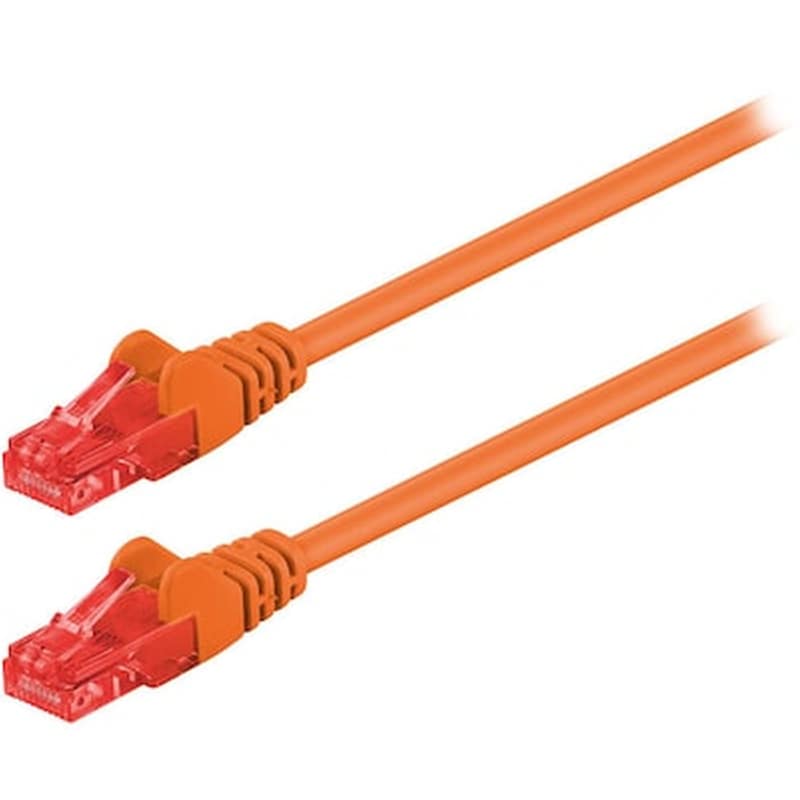 GOOBAY Καλώδιο Goobay 95253 U/UTP Cat.6 0.25m Orange