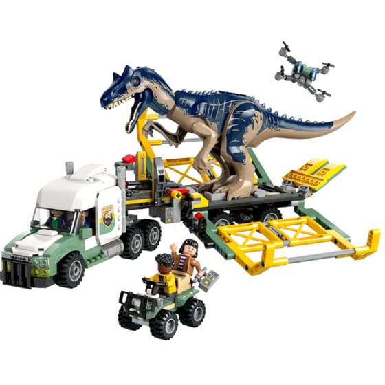 LEGO® Jurassic World Dinosaur Missions: Allosaurus Transport Truck (76966) image 1