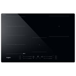 WHIRLPOOL WF S1577 CPNE 77 cm Μαύρο Εστία Επαγωγική Αυτόνομη